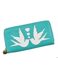 Portemonnaie SWALLOW & HEARTS turquoise