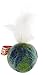 One Pet Planet Wooly Fun Feather Ball