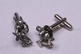 Hockey goalie cufflinks by classic cufflinks