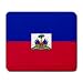 Haiti Flag Mouse Pad