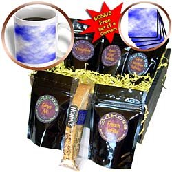Clouds - White Clouds And Blue Sky - Coffee Gift Baskets - Coffee Gift Basket by 3dRose LLC