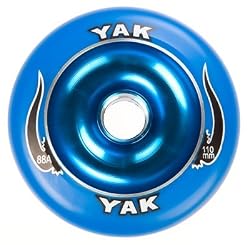 YAK Scat II Metal Core Wheel Blue 100mm