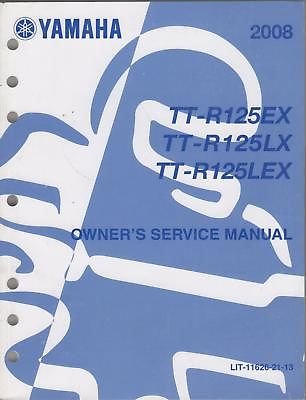 2008 YAMAHA MOTORCYCLE TT-R125EX OWNER'S SERVICE MANUAL