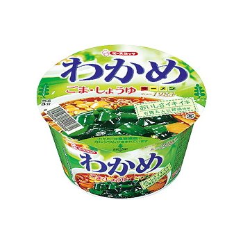 (お徳用ボックス) エースコック わかめラ-メン ごま・しょうゆ 95g*12個