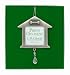 CR Gibson Dog House Holiday Ornament Photo Frame (Pack of 3)