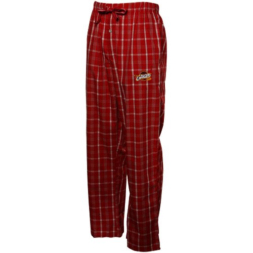 Cleveland Cavaliers Wine Plaid Genuine Pajama Pants (Small)