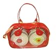 Fruit Frappe Butter Me Up Bowling Bag Gift Set of Creamy Body Butter: Pomegranate Coconut & Key Lime Passion Fruit