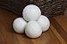 Wool Dryer Balls - 100% Organic Premium Wool - Laundry Dryer Balls - Fabric Softener Ball - Set of 4 Wool Balls - Drys Faster than Smart Sheep, Nellies, Norwex, Woolzies, Downy