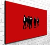 Resevoir Dogs Movie Art Box Canvas Art Print - Stunning Wall Decor - Modern Art Framed Ready to Hang (30in x 20in)