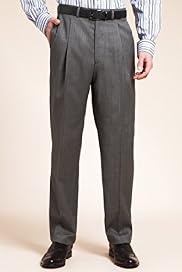 Collezione Wool Cashmere Single Pleat Trousers