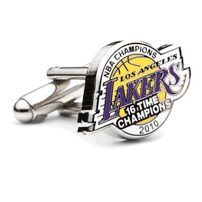 NBA Los Angeles Lakers 2010 Commemorative Championship Cufflinks