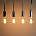 Candelabra Edison A15 Vintage Bulbs by Brooklyn Bulb Co. | Mini Coney Island Collection, Dimmable, 40W (E12 Socket), Warm White, Spiral Filament Style | Pack of 4