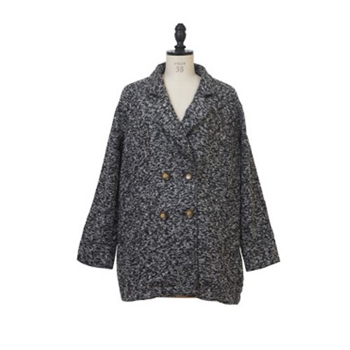 BUBBLY[バブリー] コート レディース BUBBLY(バブリー) ブークレーチェスターPコート コート ジャケット