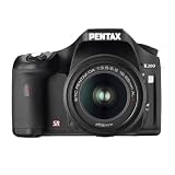 Pentax K200D Appareil photo reflexe num�rique Capteur CCD 10 Mpix Ecran LCD 2,7" Stabilis� Objectif 18-55mm Carte SD/ SDHC Noirpar Pentax
