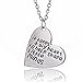 lauhonmin Teacher's Day Graduation Gifts Necklace for Women Men - It Takes a Big Heart to Help Shape Little Minds