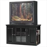 Riley Holliday 42 Inch Plasma TV Stand in Black Rub Finish
