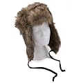 Womens/Ladies Allover Faux Fur Thermal Trapper/Ski Hat