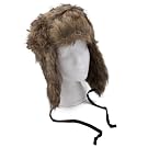 Womens/Ladies Allover Faux Fur Thermal Trapper/Ski Hat