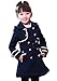 Girls Winter Faux Wool Collar Coats Warm Jacket Long Outerwear Parka Overcoat