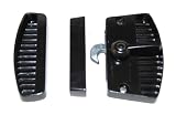 Black Sliding Screen or Patio Door Lock