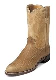 Men's Justin 10" Comfortable Casual Pull On Leather Western Cowboy Boots