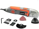 Terratek TPMT319C Oscillating Multi-Function Power Tool, 9-Piece Kit