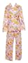 Frankie and Johnny PICNIC Womans Cotton Lounger Pajama, L