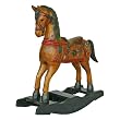 Handmade Mythical Creatures Design Decorative Rocking Horse 35 Inch