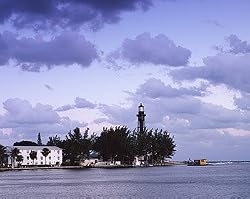 Beautiful Hillsboro Inlet Light in Florida - Captivating Photographic Print by Carol M. Highsmith