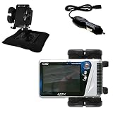 Gomadic for the APEX Digital E2go - APEX Digital E2go Auto Bean Bag Dash Holder with Car Charger - Uses Gomadic TipExchange