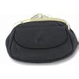Soft Small Leather Double Clip Top Frame Purse - Black, Red, Pink, Light Pink, Tan, Beige and Purple'