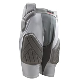 Schutt XP Protective All-In-One Girdle (Adult) White Gray by