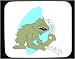 Mouse Pad with cartoon, animal, sloth