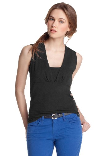ESPRIT Collection Damen Top, C79659, Gr. 36 (S), Schwarz (black 001) Preisvergleich