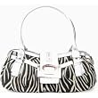 Guess Serengeti Large Zebra Satchel Handbag