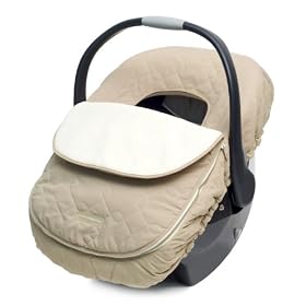 JJ Cole Car Seat Cover, KhakiJJ Cole Car Seat Cover