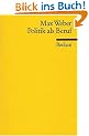 Universal-Bibliothek Nr. 8833: Politik als Beruf