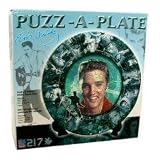 Elvis Presley - 217pc Collectors Plate Puzzle with Display Stand