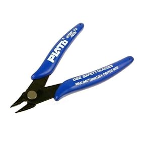 Premium-Grade Plato 18-Ga Flush Wire Cutter - Spring-Action Handle - Made in USA by Plato