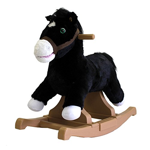 Rockin' Rider Black Rocking Pony