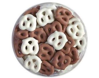 Childrens Toyshop  Gourmet Food : Mini White Chocolate and Chocolate Covered Pretzels