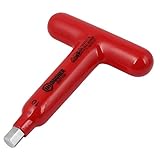 uxcell 六角棒レンチ Tハンドル絶縁六角レンチディップ　120mm長さ 10mmヘキサゴンヒント幅