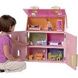 KidKraft Butterfly Mansion Pink Dollhouse Complete Doll & Furniture Set