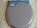 New Ginsey Standard Size Silver Grey Padded Toilet Seat