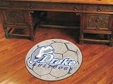 Drake Univ Soccer Ball 29 Round Floor Mat (Rug) - Drake Bulldogs NCAA College Athletics