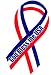 God Bless the USA - Car Red White and Blue Ribbon Magnet