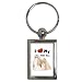 shih tzu - I Love My Shih Tzu Key Chain
