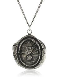 Pyrrha "talisman" Sterling Silver Winged Heart Necklace, 18"