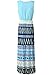 Zattcas Womens Bohemian Sleeveless V neck Empire Waist Striped Maxi Dress