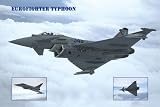 Aeroplanes Flugzeug Eurofighter Typhoon Poster Druck